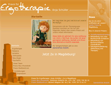 Tablet Screenshot of ergotherapie-schueller.de